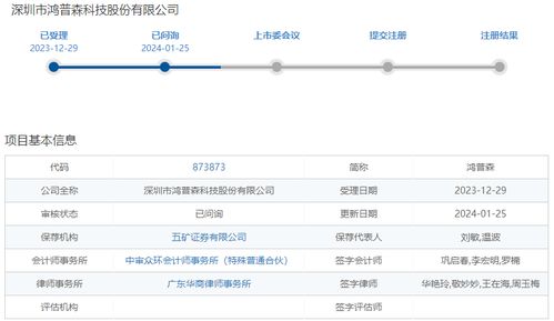 鴻普森沖刺北交所IPO 上半年營收不足億元，擬募資1.27億加碼智慧城市AI技術研發